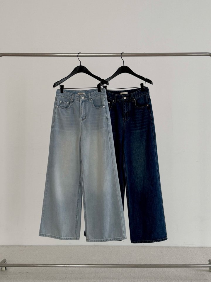 Dress Room - Korean Women Fashion - #momslook - Bonnie Denim Pants - 10