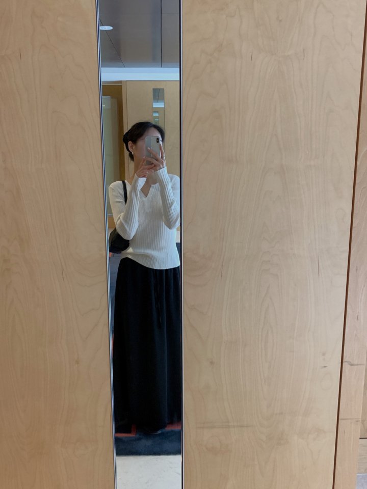 Dress Room - Korean Women Fashion - #momslook - Ellie Henley Neck Ribbed Knit - 3