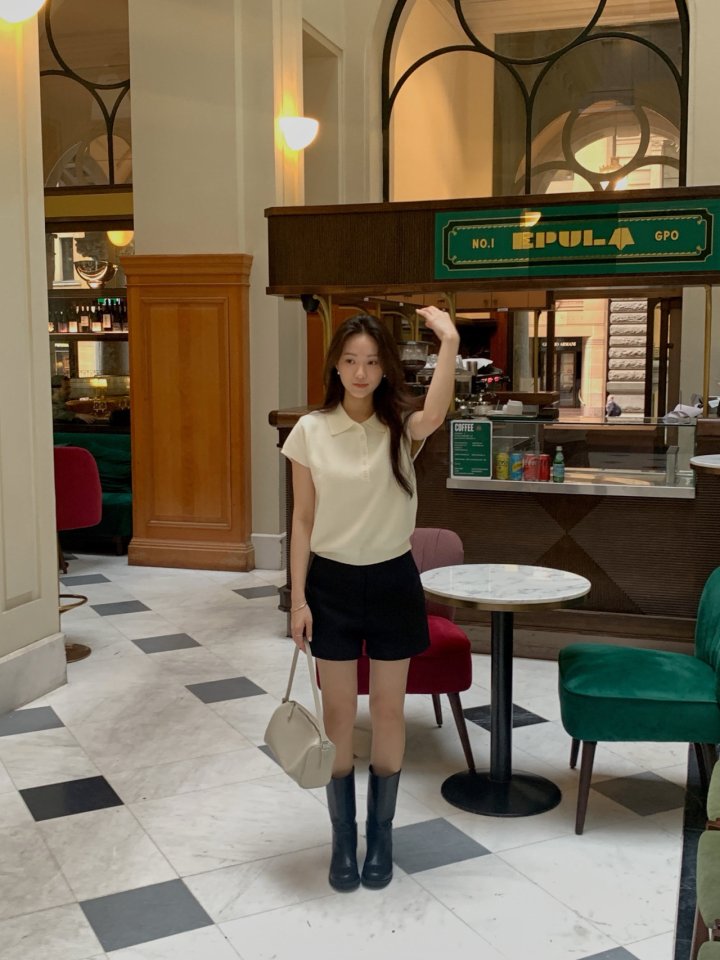 Dress Room - Korean Women Fashion - #momslook - Dove Collar Knit - 9