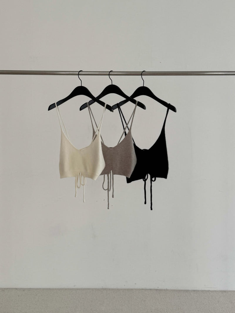 Dress Room - Korean Women Fashion - #momslook - Bona Knit Bustier - 11