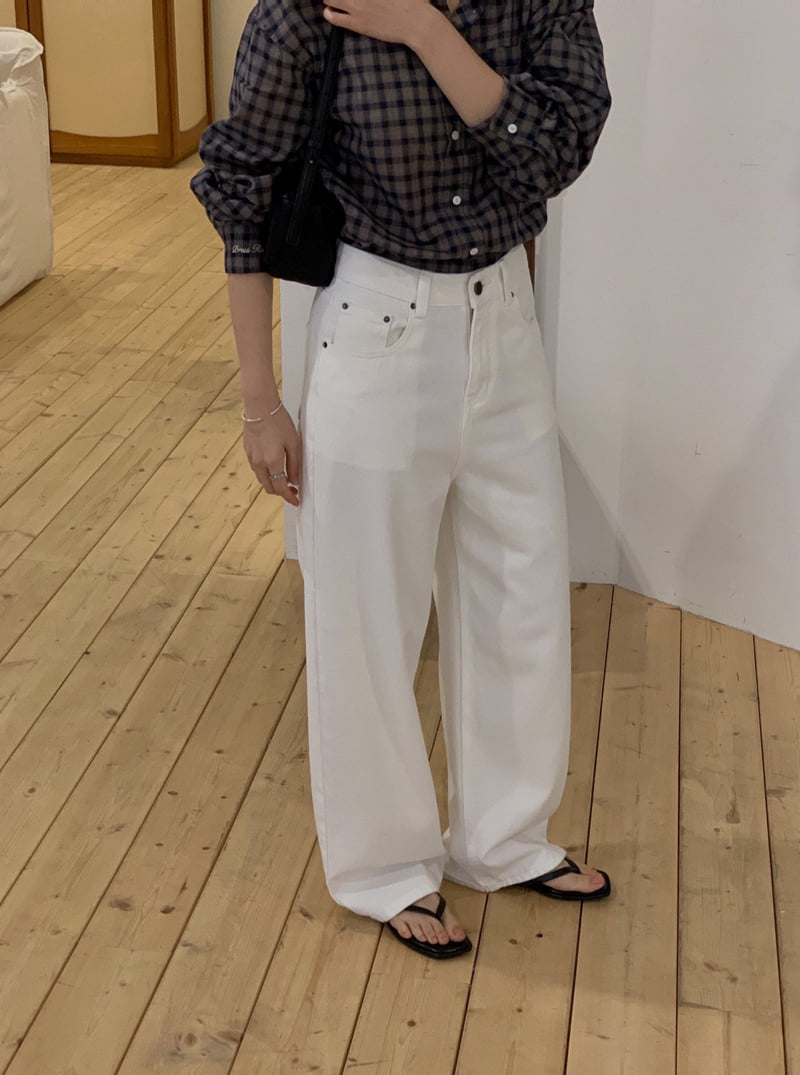Dress Room - Korean Women Fashion - #momslook - Blooming Check Shirt - 8