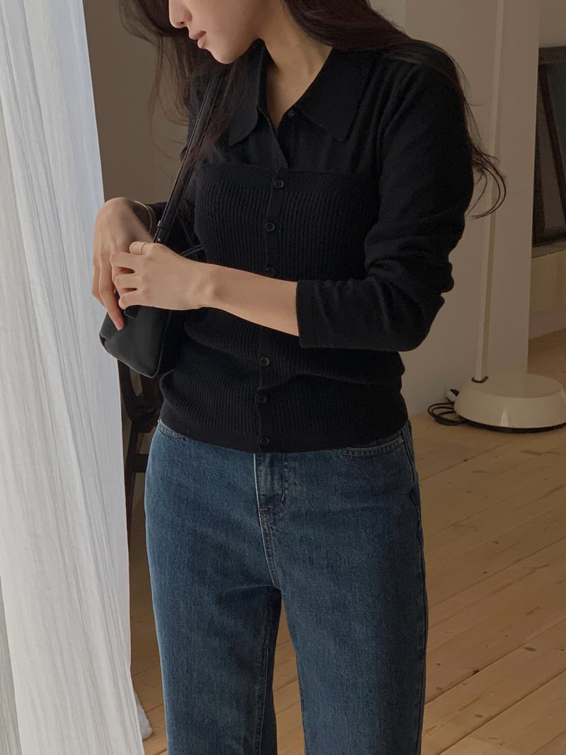 Dress Room - Korean Women Fashion - #momslook - Noel Knit Top Set - 11