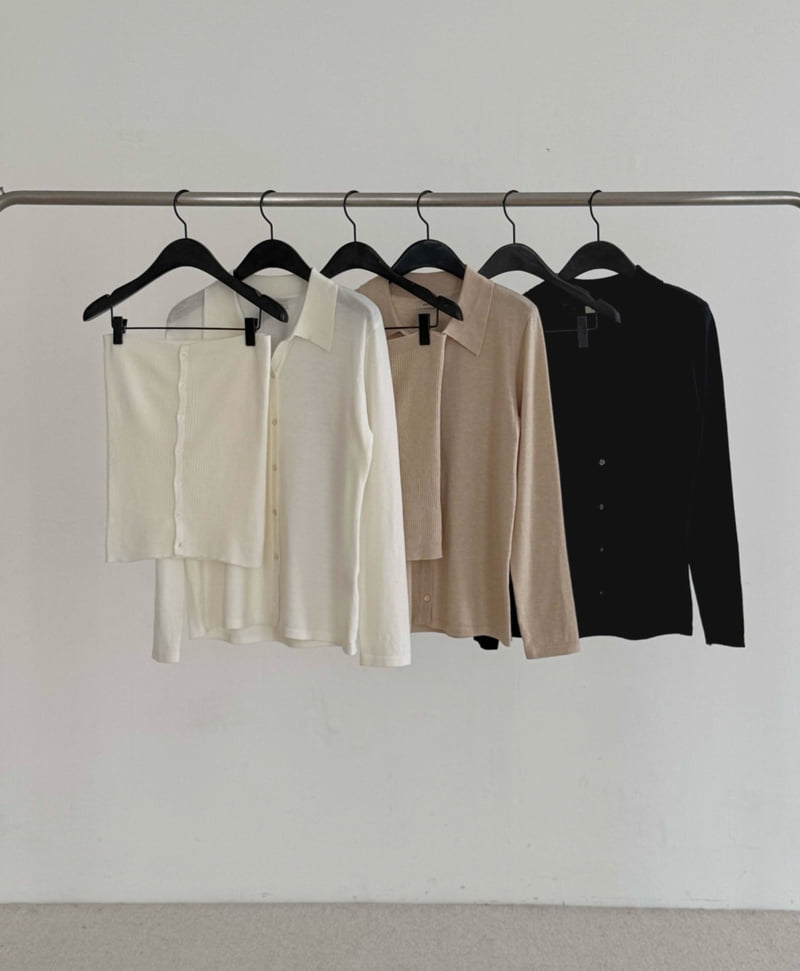 Dress Room - Korean Women Fashion - #momslook - Noel Knit Top Set - 12