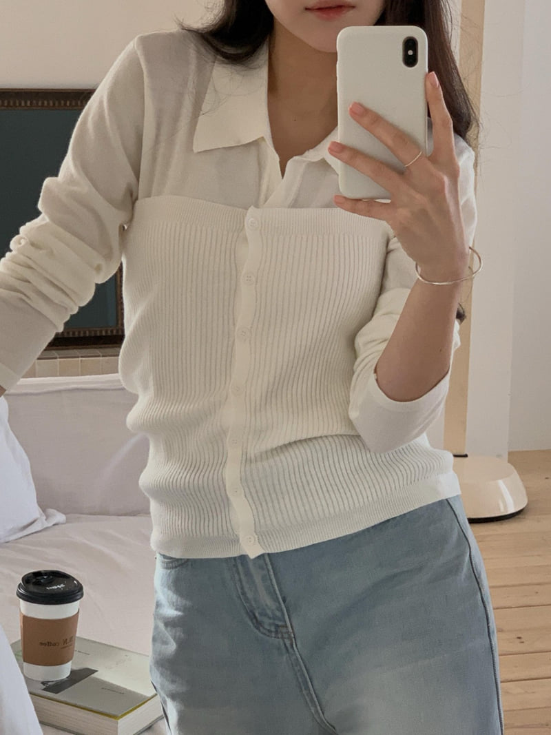 Dress Room - Korean Women Fashion - #momslook - Noel Knit Top Set - 7
