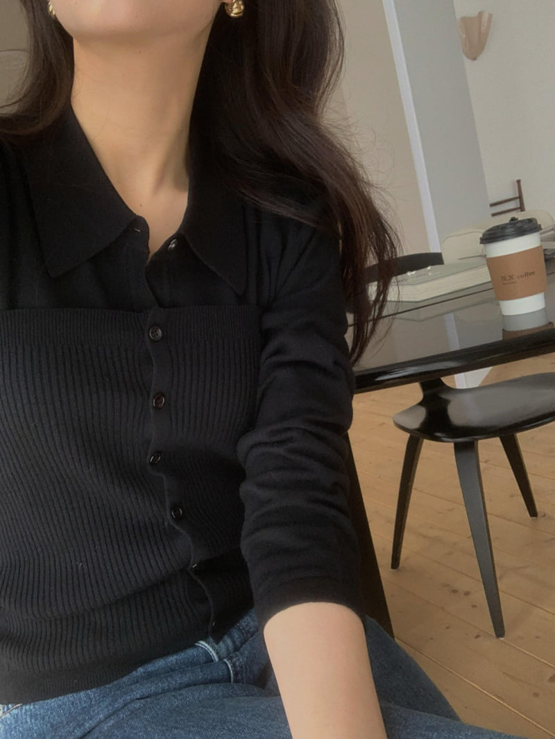 Dress Room - Korean Women Fashion - #momslook - Noel Knit Top Set - 9