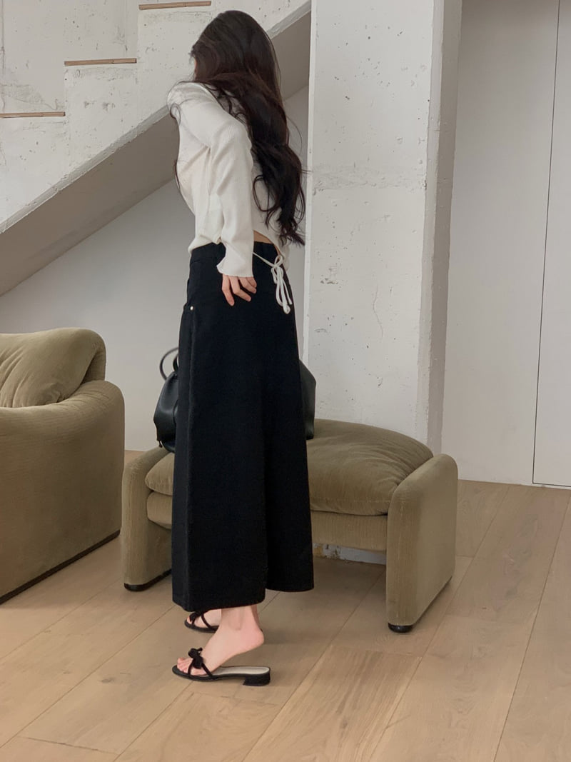 Dress Room - Korean Women Fashion - #womensfashion - Mood Maxi Skirt - 4