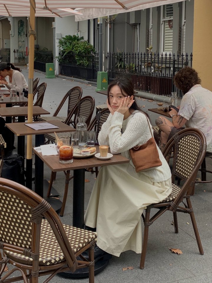 Dress Room - Korean Women Fashion - #vintageinspired - Liz Cotton Slit Skirt - 3