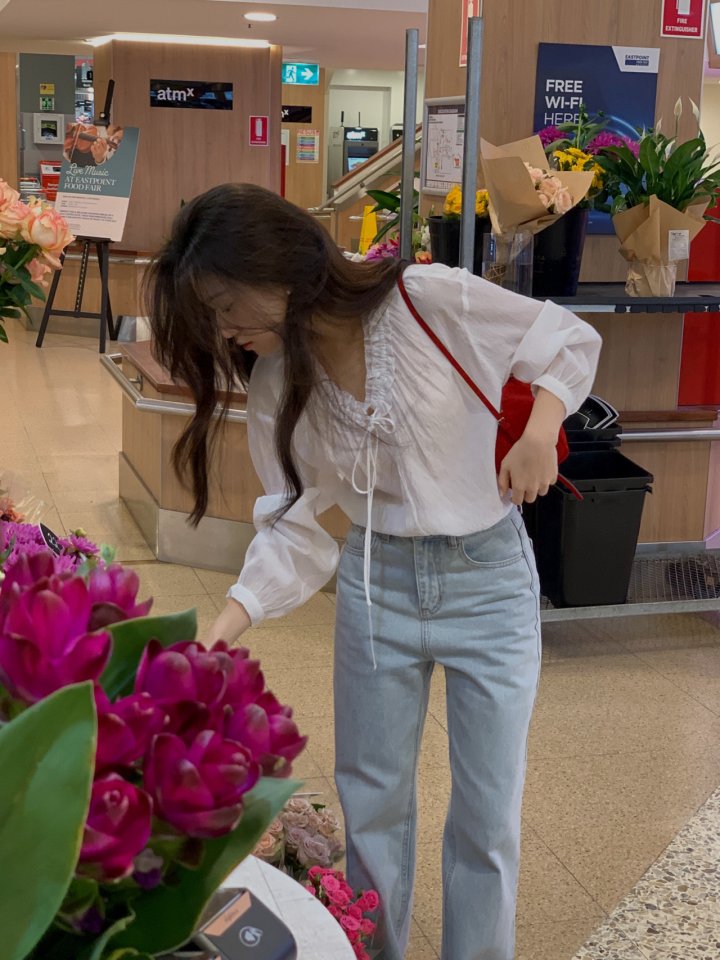 Dress Room - Korean Women Fashion - #womensfashion - Coco Frill Blouse - 3