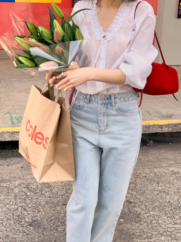 Dress Room - Korean Women Fashion - #womensfashion - Coco Frill Blouse - 5
