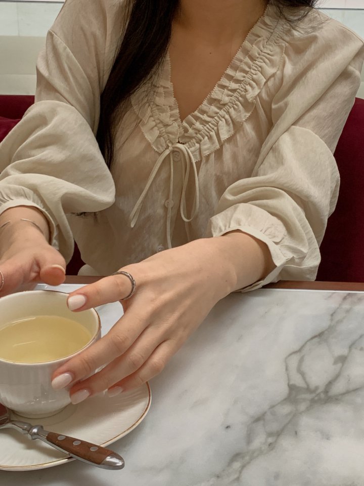 Dress Room - Korean Women Fashion - #womensfashion - Coco Frill Blouse - 9
