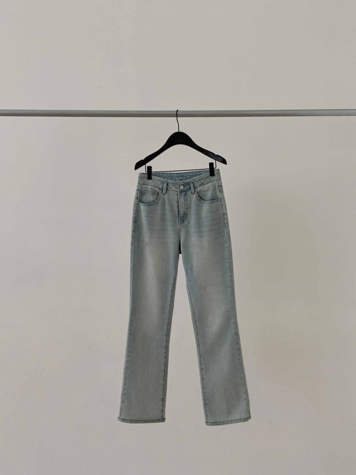 Dress Room - Korean Women Fashion - #womensfashion - Slim Flare Denim Pants - 9