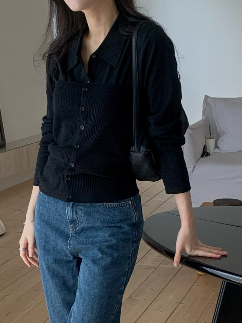 Dress Room - Korean Women Fashion - #womensfashion - Noel Knit Top Set - 8