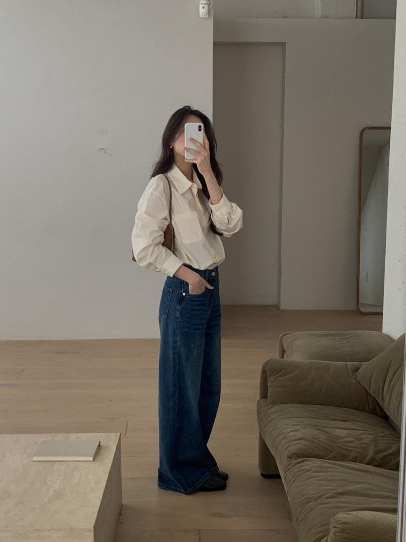 Dress Room - Korean Women Fashion - #womensfashion - Porter Cotton Shirt - 3