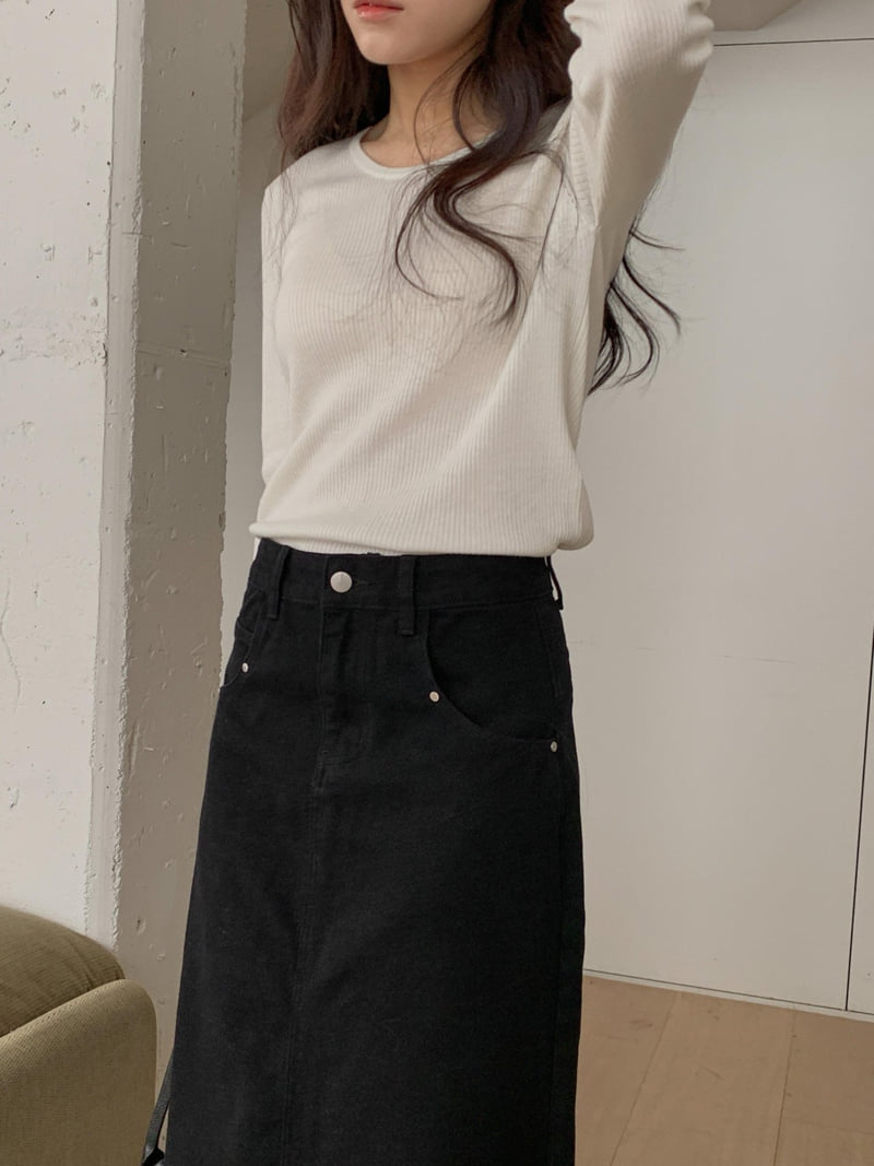 Dress Room - Korean Women Fashion - #womensfashion - Mood Maxi Skirt - 5
