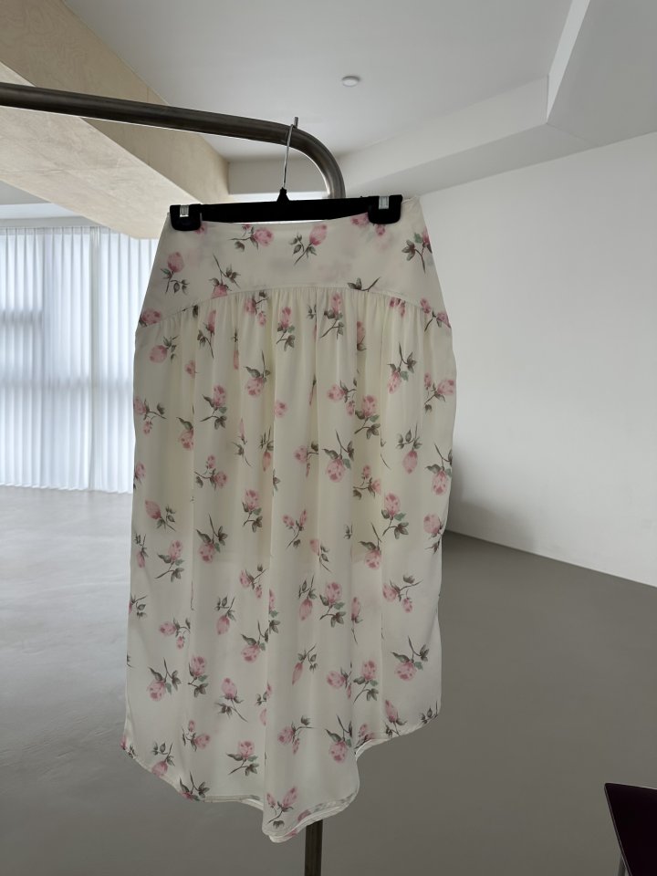 Dress U - Korean Women Fashion - #momslook - Rose Silky Skirt - 5