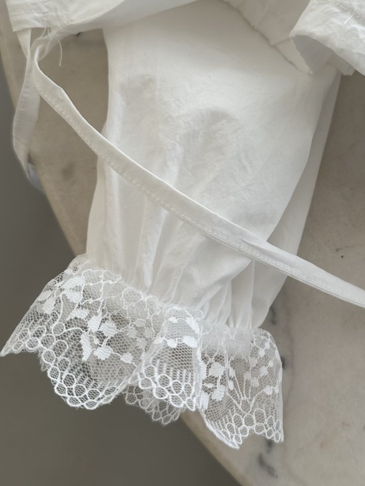 Dress U - Korean Women Fashion - #momslook - Lace Shirred Off-Shoulder Top - 6