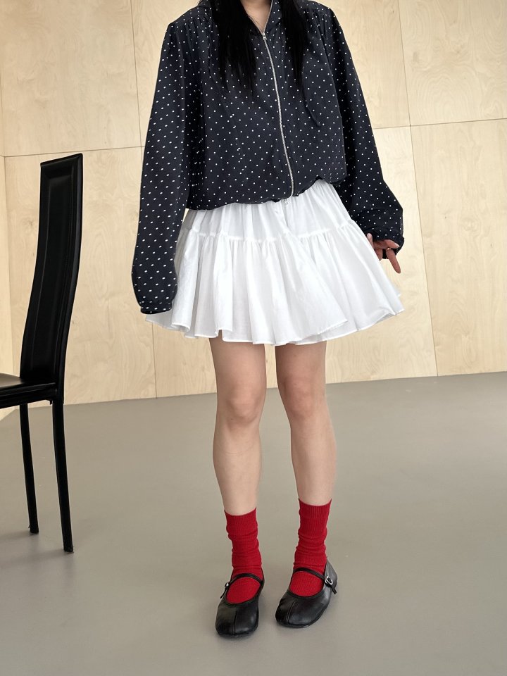 Dress U - Korean Women Fashion - #momslook - Cotton Tiered Skirt - 10