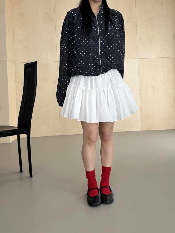 Dress U - Korean Women Fashion - #momslook - Cotton Tiered Skirt - 8