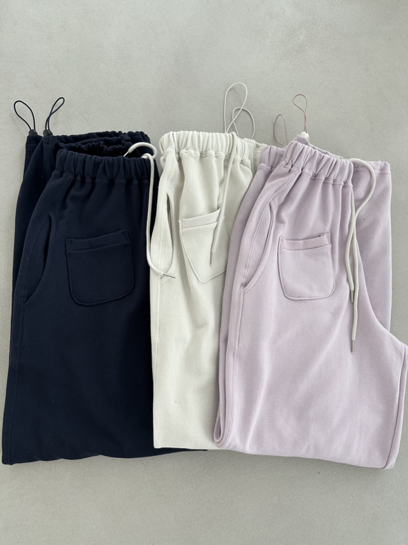 Dress U - Korean Women Fashion - #momslook - Pocket Terry Two-Way Pants - 12