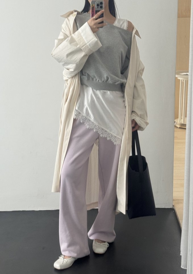 Dress U - Korean Women Fashion - #momslook - Pocket Terry Two-Way Pants - 2