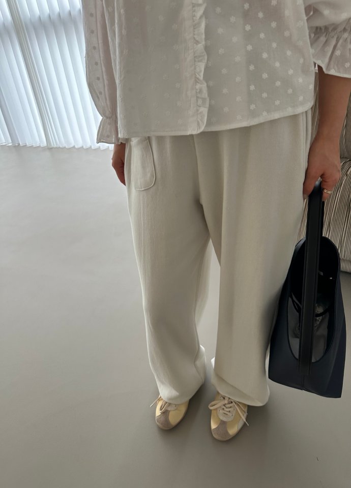 Dress U - Korean Women Fashion - #momslook - Pocket Terry Two-Way Pants - 8