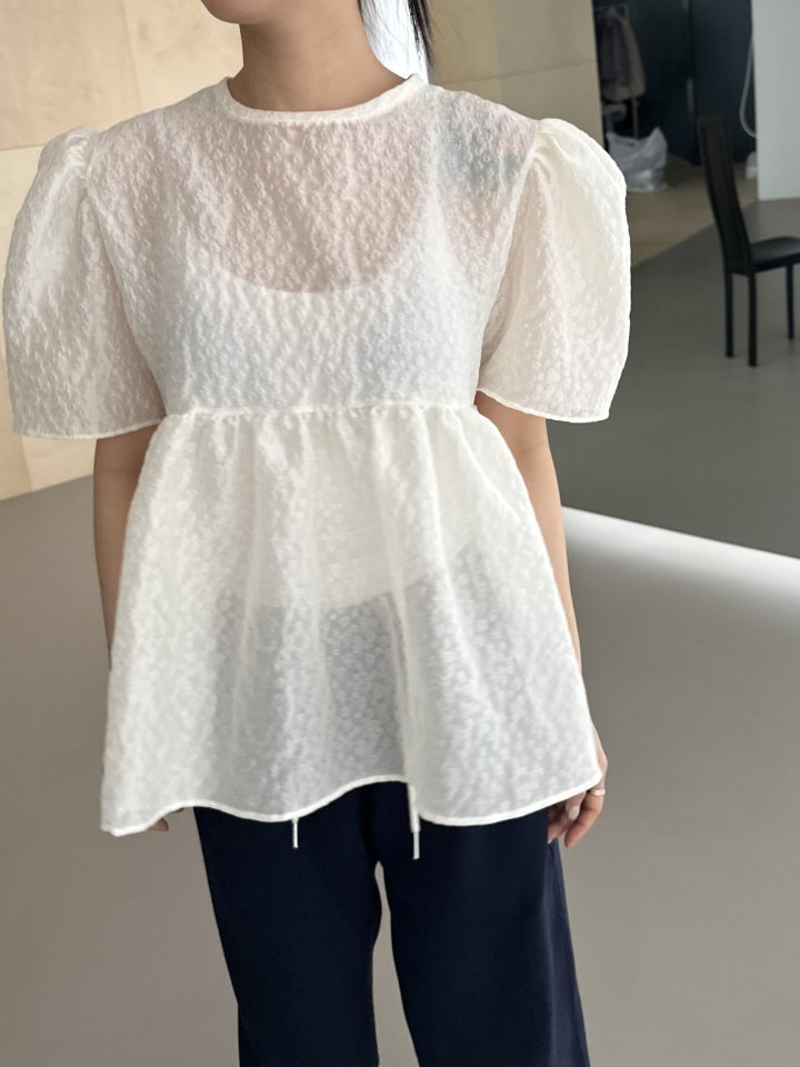 Dress U - Korean Women Fashion - #momslook - Flower Bouquet Blouse - 12