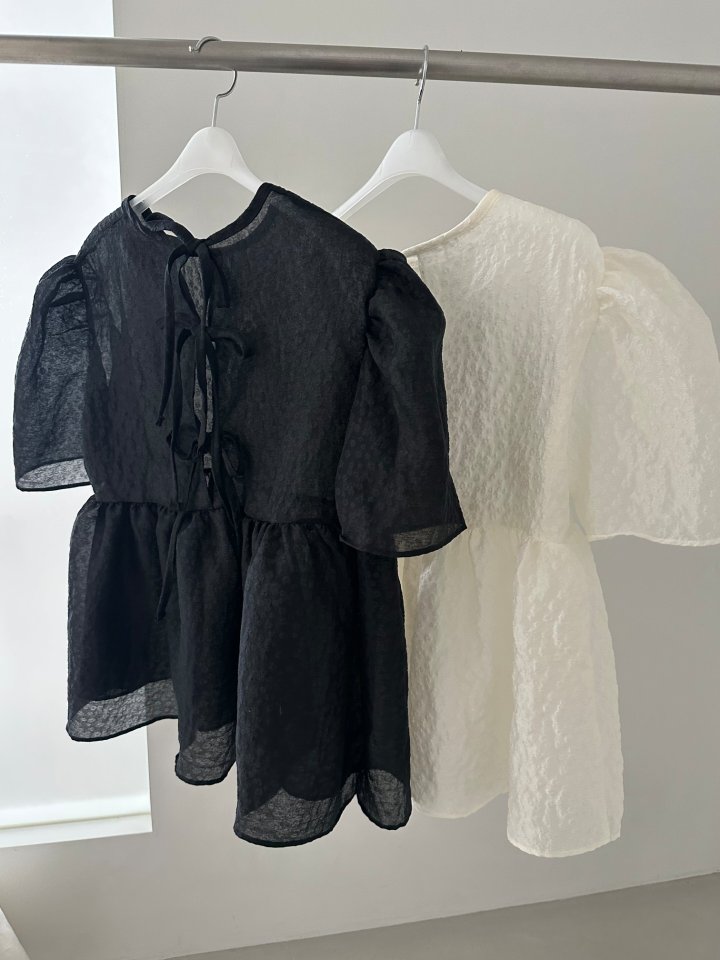 Dress U - Korean Women Fashion - #momslook - Flower Bouquet Blouse - 3