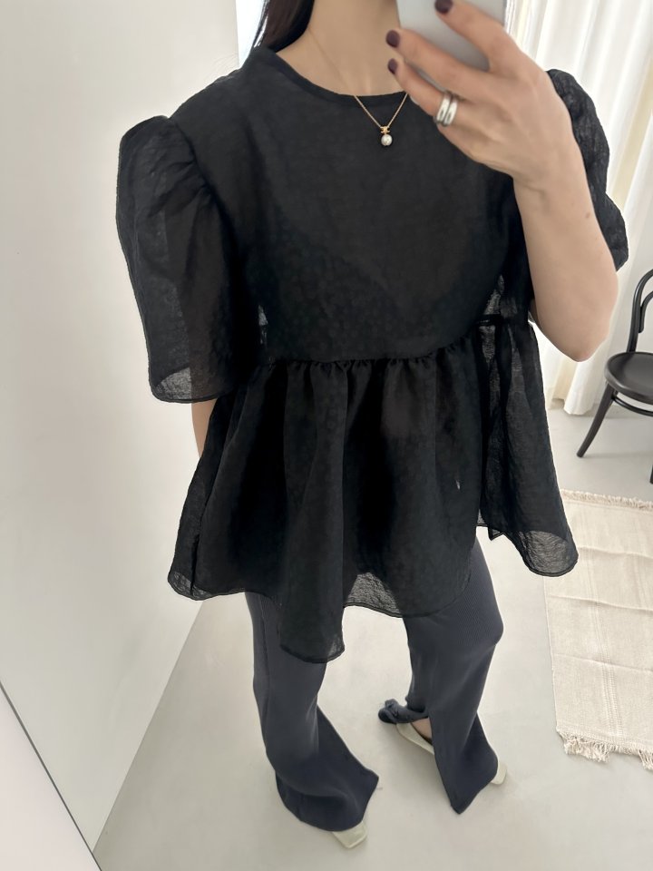 Dress U - Korean Women Fashion - #momslook - Flower Bouquet Blouse - 9
