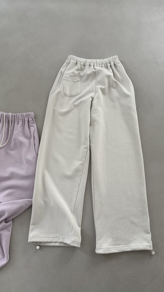 Dress U - Korean Women Fashion - #momslook - Pocket Terry Two-Way Pants - 8