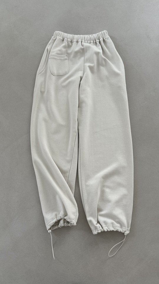 Dress U - Korean Women Fashion - #momslook - Pocket Terry Two-Way Pants - 9