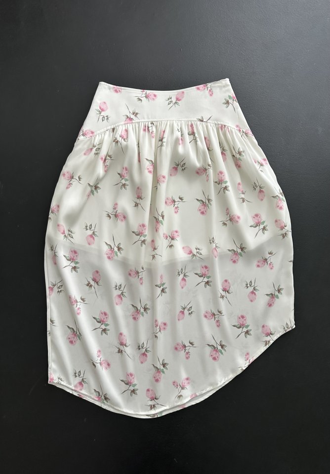 Dress U - Korean Women Fashion - #momslook - Rose Silky Skirt - 4