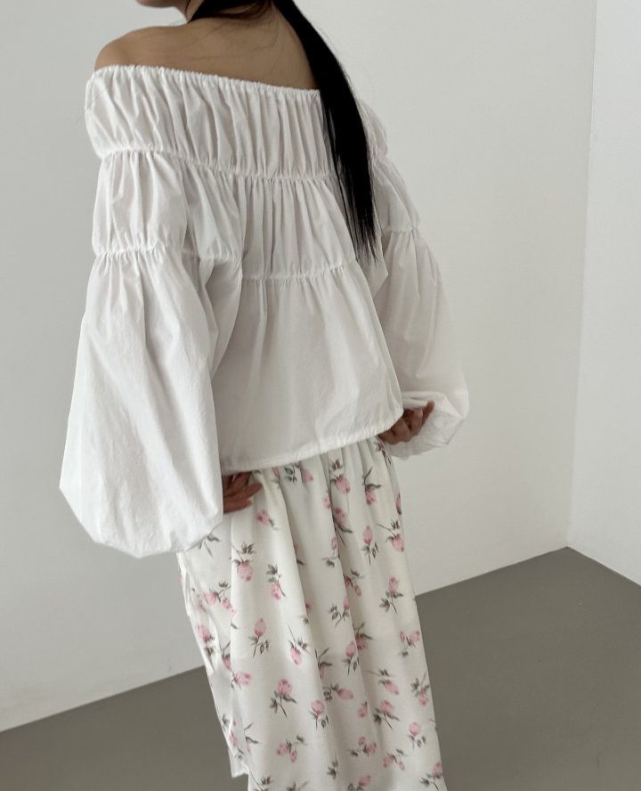 Dress U - Korean Women Fashion - #womensfashion - Lace Shirred Off-Shoulder Top - 11
