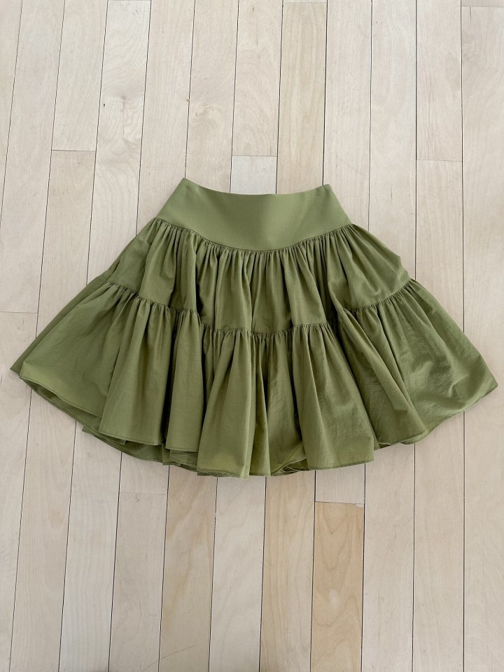 Dress U - Korean Women Fashion - #womensfashion - Cotton Tiered Skirt