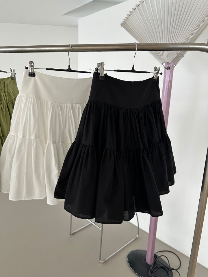 Dress U - Korean Women Fashion - #womensfashion - Cotton Tiered Skirt - 3