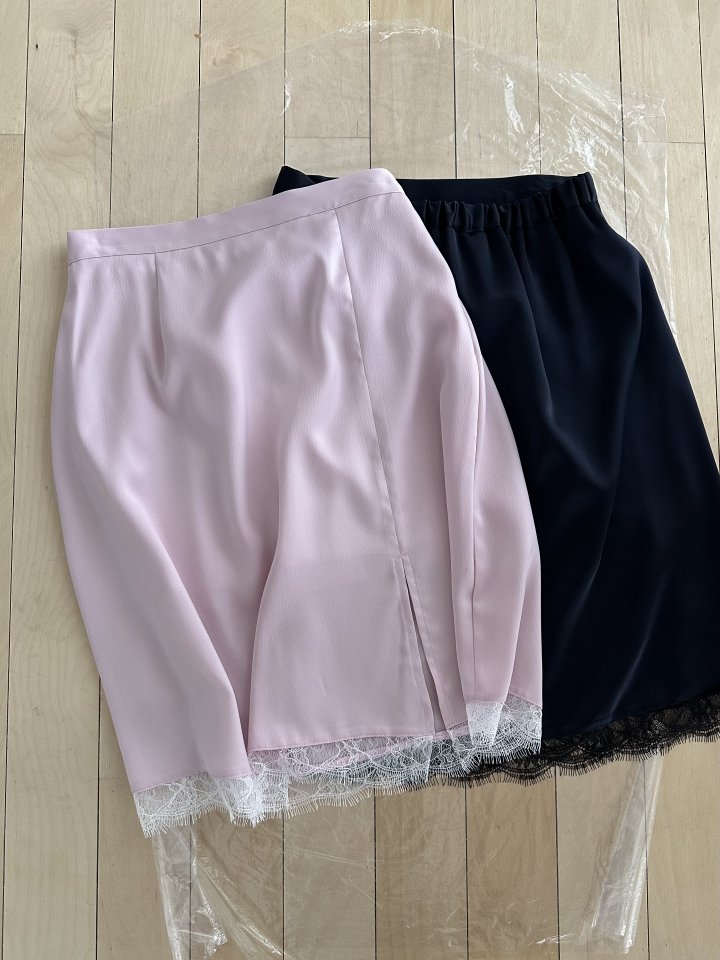 Dress U - Korean Women Fashion - #womensfashion - Lace Slit Skirt - 6