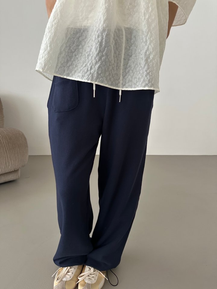 Dress U - Korean Women Fashion - #womensfashion - Pocket Terry Two-Way Pants - 5