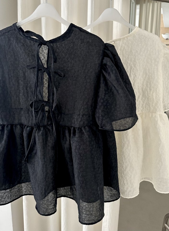 Dress U - Korean Women Fashion - #momslook - Flower Bouquet Blouse - 4
