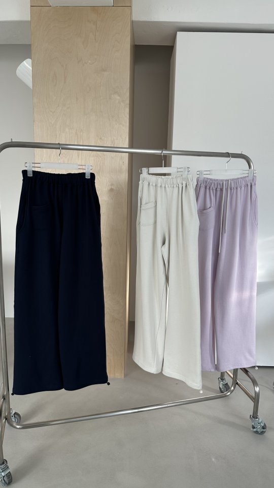 Dress U - Korean Women Fashion - #womensfashion - Pocket Terry Two-Way Pants