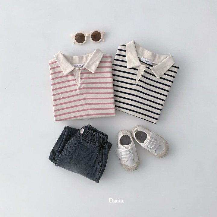 Dsaint - Korean Children Fashion - #kidzfashiontrend - Lulu Slit Collar Sweatshirt - 4