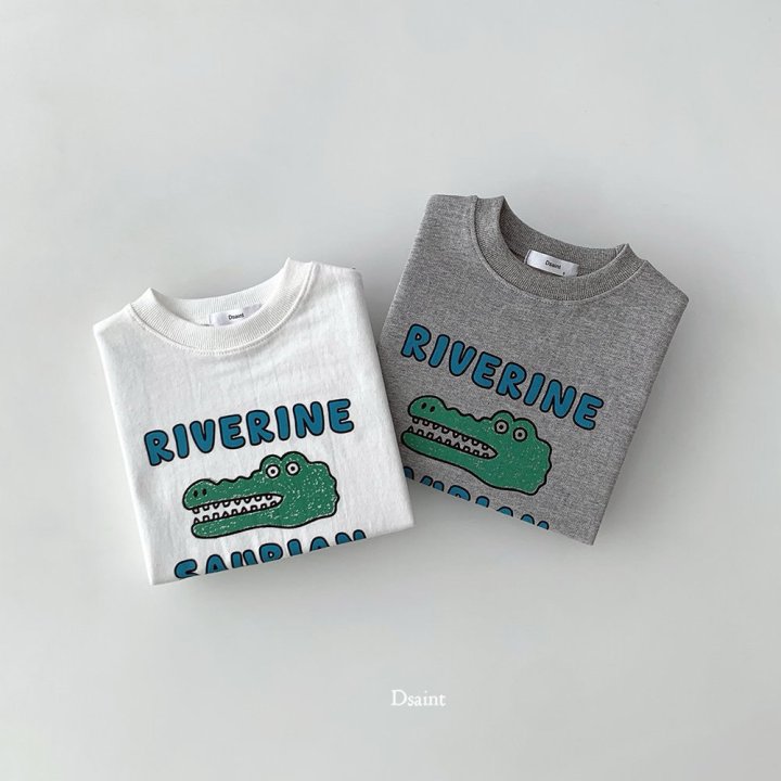 Dsaint - Korean Children Fashion - #kidzfashiontrend - River Crocodile Sweatshirt - 4