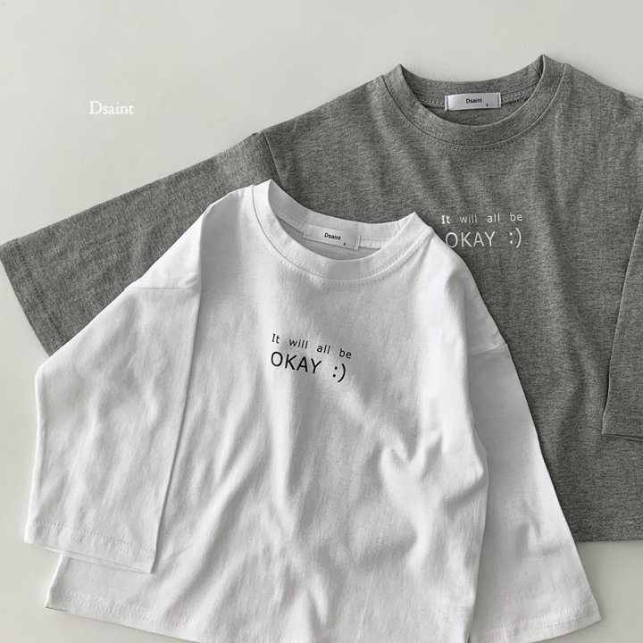 Dsaint - Korean Children Fashion - #kidzfashiontrend - OKAY Tee - 4