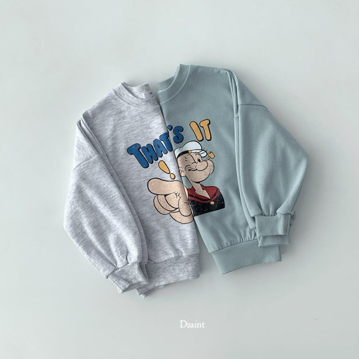 Dsaint - Korean Children Fashion - #Kfashion4kids - That's! Popeye Sweatshirt - 3