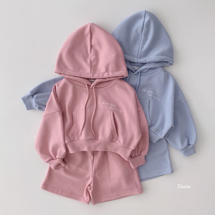 Dsaint - Korean Children Fashion - #Kfashion4kids - Real Heart Shorts Set - 5