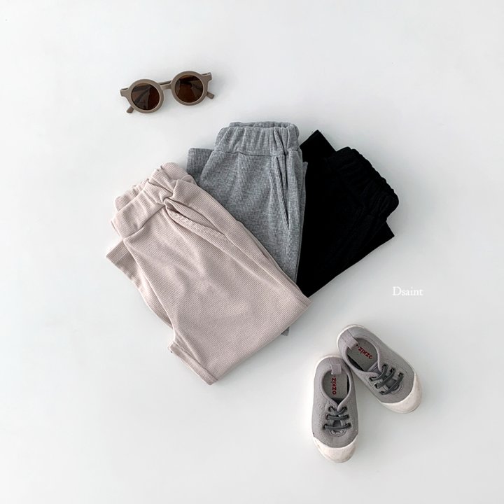 Dsaint - Korean Children Fashion - #Kfashion4kids - Flowy Daily Ribbed Pants - 8