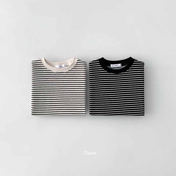 Dsaint - Korean Children Fashion - #childofig - Cheeky Stripe Tee - 3