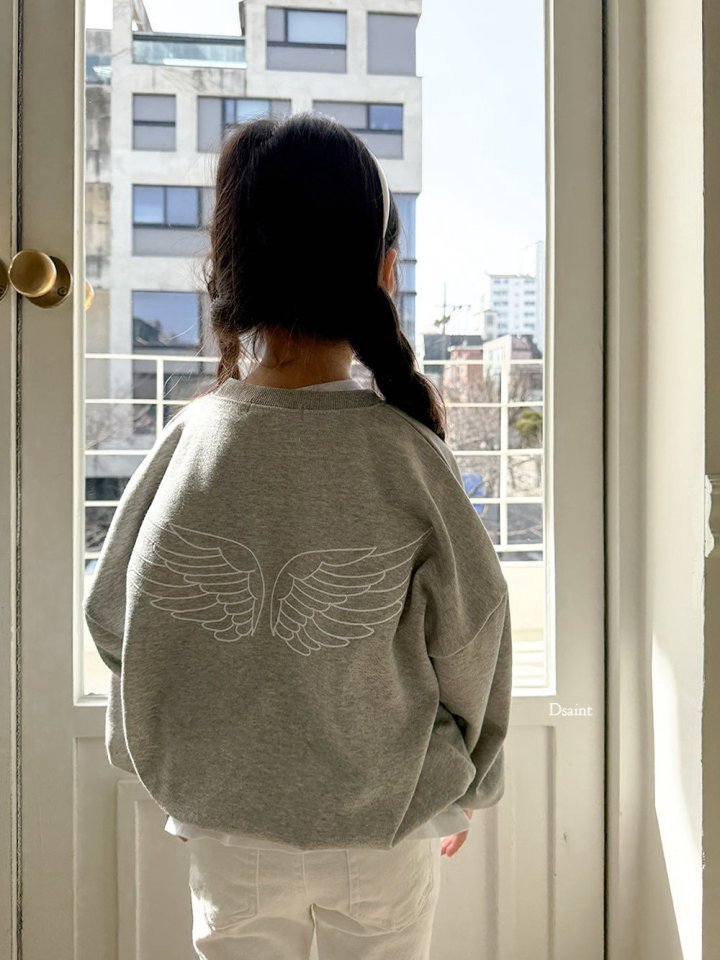 Dsaint - Korean Children Fashion - #childofig - Angel Sweatshirt - 11