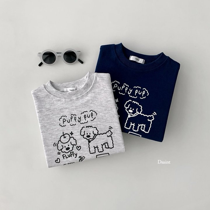 Dsaint - Korean Children Fashion - #childofig - Puppy Pub Sweatshirt - 4