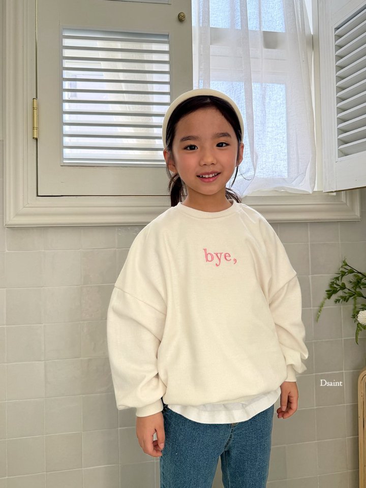 Dsaint - Korean Children Fashion - #childofig - Bye Sweatshirt - 11