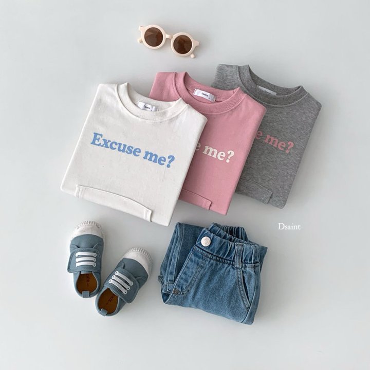 Dsaint - Korean Children Fashion - #childofig - Excuse Sweatshirt - 5