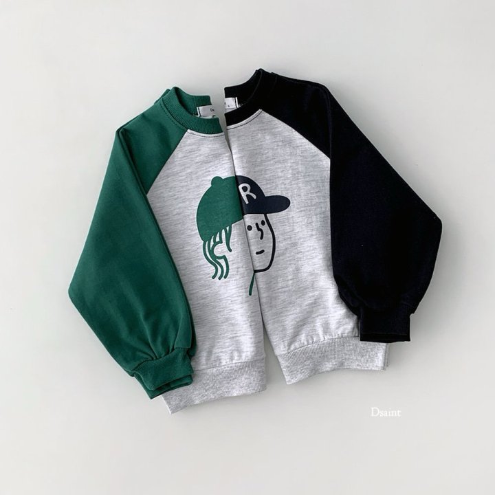Dsaint - Korean Children Fashion - #prettylittlegirls - Cap Boy Raglan Sweatshirt - 4